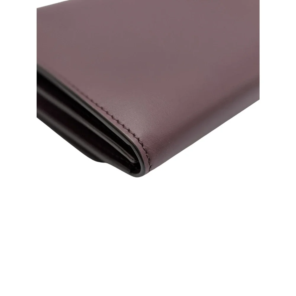 NEW Burberry Hazelmere Plum Wallet WOC Strap Crossbody Bag